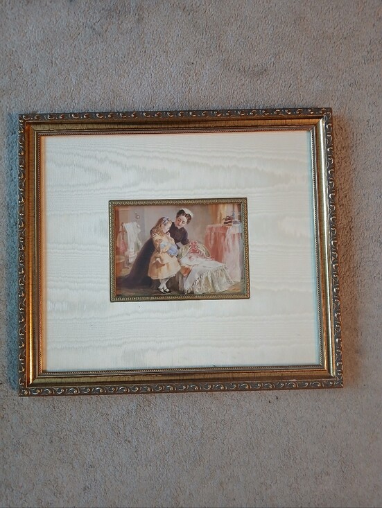 Other - Vintage Ren Wil Art With Gold Frame